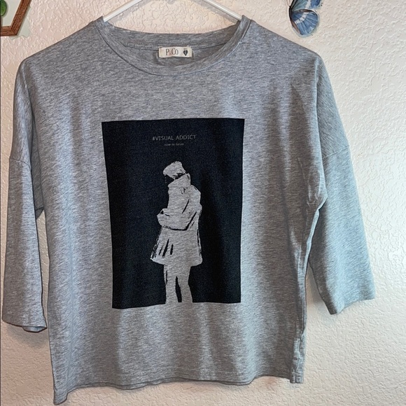 Gray Graphic Sweatshirt - Picture 4 of 10